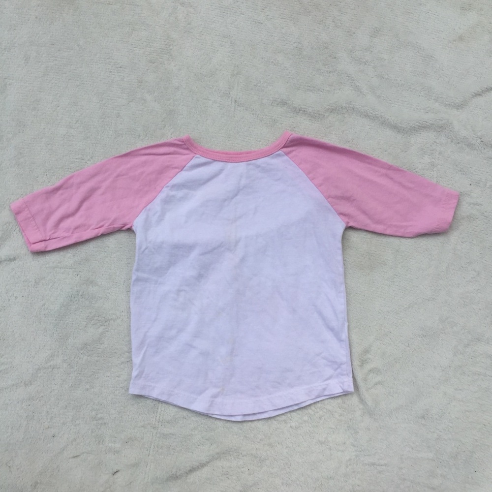 Creations by Grace Pink Baseball Tee